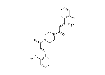 1,4-bis[3-(2-methoxyphenyl)acryloyl]piperazine