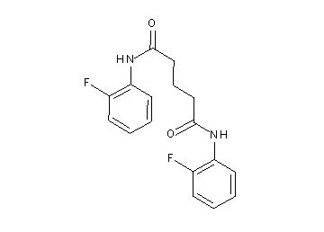 N,N'-bis(2-fluorophenyl)pentanediamide