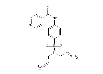 N-{4-[(diallylamino)sulfonyl]phenyl}isonicotinamide