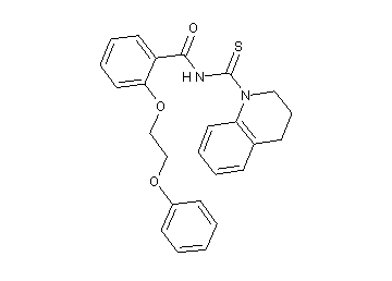 N-(3,4-dihydro-1(2H)-quinolinylcarbonothioyl)-2-(2-phenoxyethoxy)benzamide