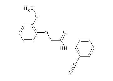 N-(2-cyanophenyl)-2-(2-methoxyphenoxy)acetamide
