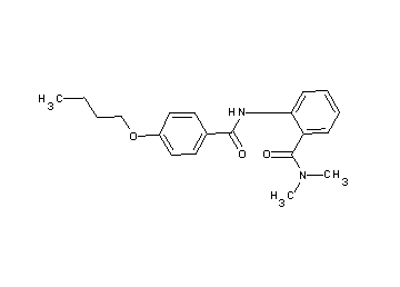 2-[(4-butoxybenzoyl)amino]-N,N-dimethylbenzamide