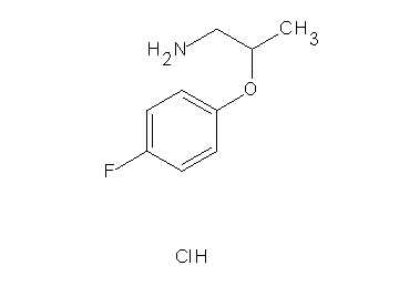 [2-(4-fluorophenoxy)propyl]amine hydrochloride