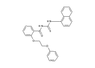 N-[(1-naphthylamino)carbonothioyl]-2-(2-phenoxyethoxy)benzamide