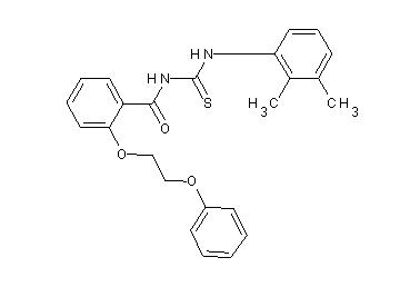 N-{[(2,3-dimethylphenyl)amino]carbonothioyl}-2-(2-phenoxyethoxy)benzamide