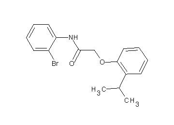 N-(2-bromophenyl)-2-(2-isopropylphenoxy)acetamide