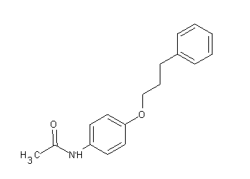 N-[4-(3-phenylpropoxy)phenyl]acetamide