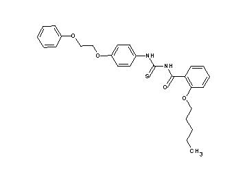 2-(pentyloxy)-N-({[4-(2-phenoxyethoxy)phenyl]amino}carbonothioyl)benzamide