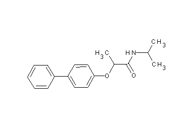 2-(4-biphenylyloxy)-N-isopropylpropanamide