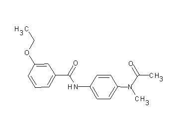N-{4-[acetyl(methyl)amino]phenyl}-3-ethoxybenzamide