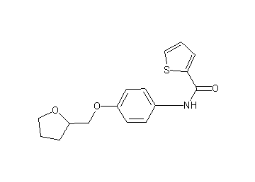 N-[4-(tetrahydro-2-furanylmethoxy)phenyl]-2-thiophenecarboxamide