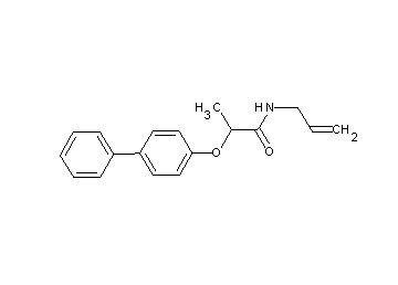 N-allyl-2-(4-biphenylyloxy)propanamide