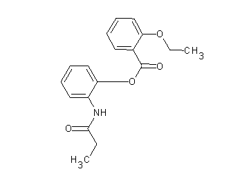 2-(propionylamino)phenyl 2-ethoxybenzoate