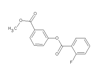 3-(methoxycarbonyl)phenyl 2-fluorobenzoate