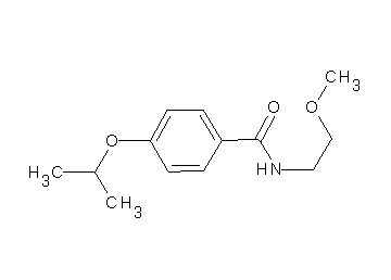 4-isopropoxy-N-(2-methoxyethyl)benzamide