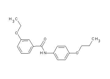 3-ethoxy-N-(4-propoxyphenyl)benzamide