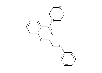 4-[2-(2-phenoxyethoxy)benzoyl]morpholine
