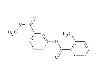 3-(methoxycarbonyl)phenyl 2-methylbenzoate