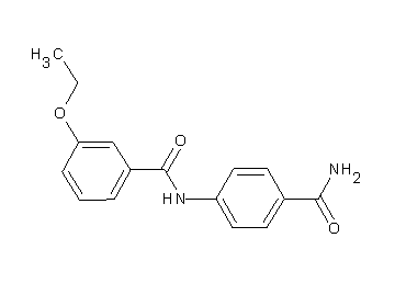 N-[4-(aminocarbonyl)phenyl]-3-ethoxybenzamide