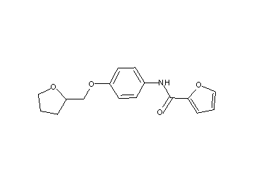 N-[4-(tetrahydro-2-furanylmethoxy)phenyl]-2-furamide