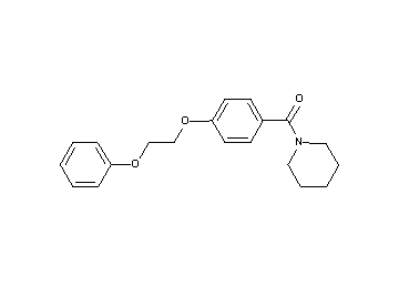 1-[4-(2-phenoxyethoxy)benzoyl]piperidine