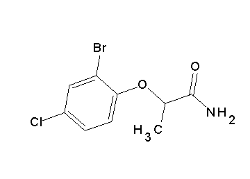 2-(2-bromo-4-chlorophenoxy)propanamide