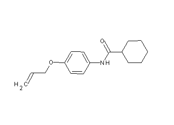 N-[4-(allyloxy)phenyl]cyclohexanecarboxamide