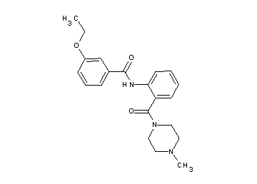 3-ethoxy-N-{2-[(4-methyl-1-piperazinyl)carbonyl]phenyl}benzamide
