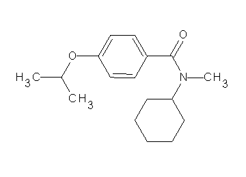 N-cyclohexyl-4-isopropoxy-N-methylbenzamide