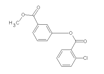 3-(methoxycarbonyl)phenyl 2-chlorobenzoate