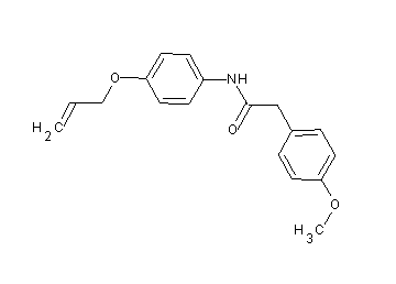 N-[4-(allyloxy)phenyl]-2-(4-methoxyphenyl)acetamide