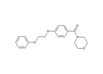 4-[4-(2-phenoxyethoxy)benzoyl]morpholine