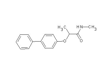 2-(4-biphenylyloxy)-N-methylpropanamide