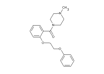 1-methyl-4-[2-(2-phenoxyethoxy)benzoyl]piperazine