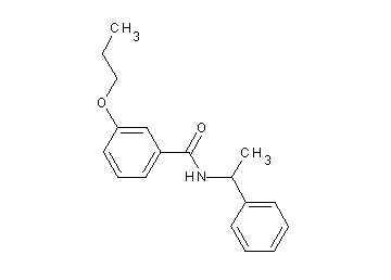 N-(1-phenylethyl)-3-propoxybenzamide