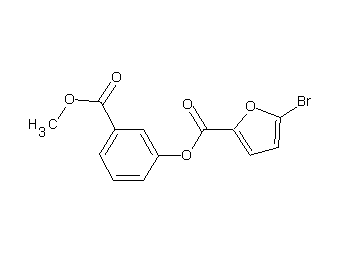 3-(methoxycarbonyl)phenyl 5-bromo-2-furoate