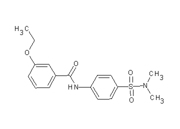 N-{4-[(dimethylamino)sulfonyl]phenyl}-3-ethoxybenzamide