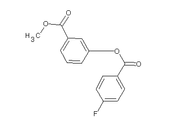 methyl 3-[(4-fluorobenzoyl)oxy]benzoate