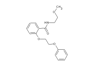 N-(2-methoxyethyl)-2-(2-phenoxyethoxy)benzamide