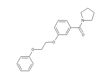 1-[3-(2-phenoxyethoxy)benzoyl]pyrrolidine