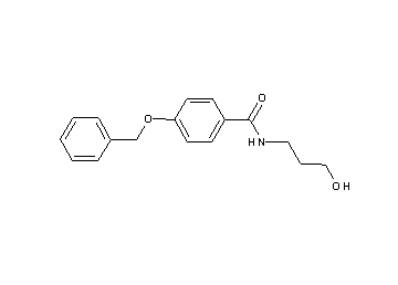 4-(benzyloxy)-N-(3-hydroxypropyl)benzamide