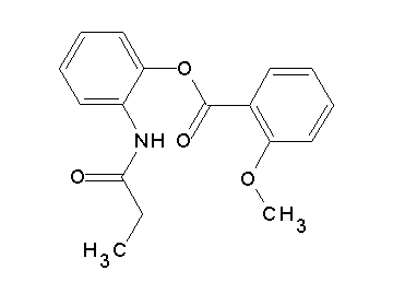 2-(propionylamino)phenyl 2-methoxybenzoate