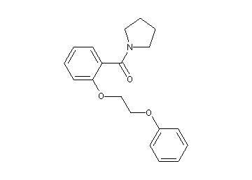 1-[2-(2-phenoxyethoxy)benzoyl]pyrrolidine