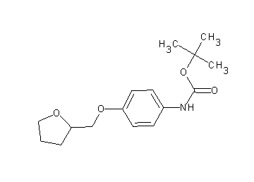 tert-butyl [4-(tetrahydro-2-furanylmethoxy)phenyl]carbamate