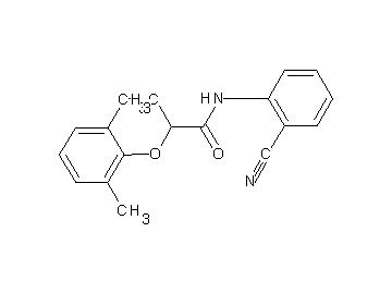 N-(2-cyanophenyl)-2-(2,6-dimethylphenoxy)propanamide