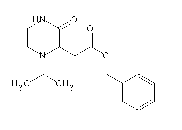 benzyl (1-isopropyl-3-oxo-2-piperazinyl)acetate