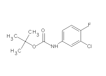tert-butyl (3-chloro-4-fluorophenyl)carbamate