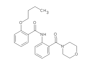 2-butoxy-N-[2-(4-morpholinylcarbonyl)phenyl]benzamide