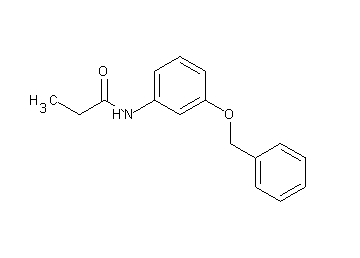 N-[3-(benzyloxy)phenyl]propanamide
