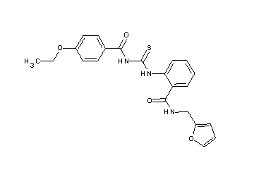 2-({[(4-ethoxybenzoyl)amino]carbonothioyl}amino)-N-(2-furylmethyl)benzamide